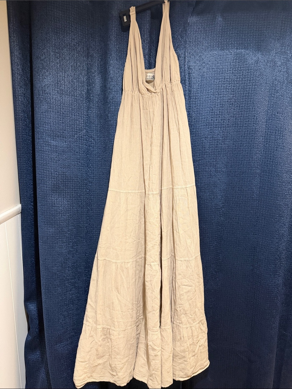 Beige Maxi Dress - Elegant Summer Layered Dress